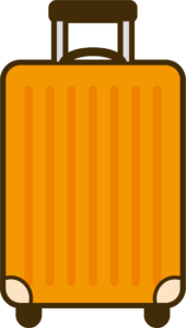 スーツケースを捨てる